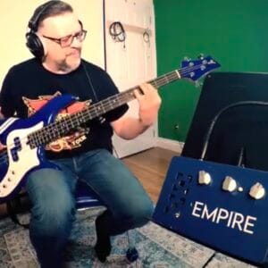 Jason Raso testing EMPIRE tube bass preamp